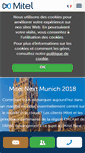 Mobile Screenshot of mitel.fr