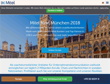 Tablet Screenshot of mitel.de