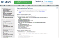 Desktop Screenshot of edocs.mitel.com